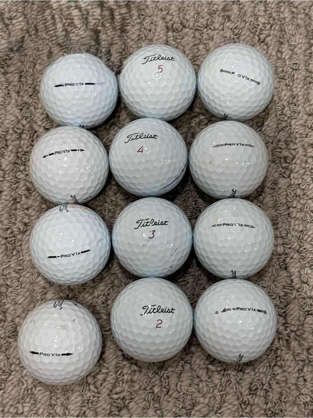 1. Titleist Pro V1x White Golf Balls - Pack of 12